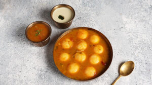 Sambar Button Idli